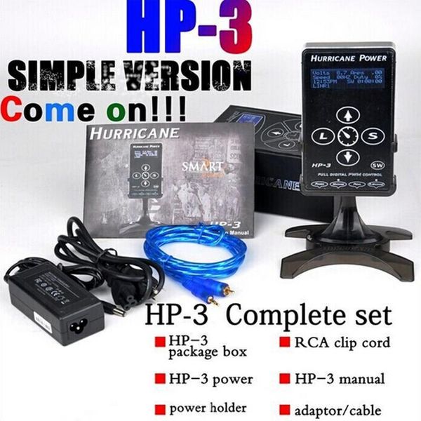 tattoo power supplies wholesale-advanced quality compact version hurricane supply hp-3 screen tech for professional machines 1
tattoo power supplies wholesale-advanced quality compact version hurricane supply hp-3 screen tech for professional machines 1