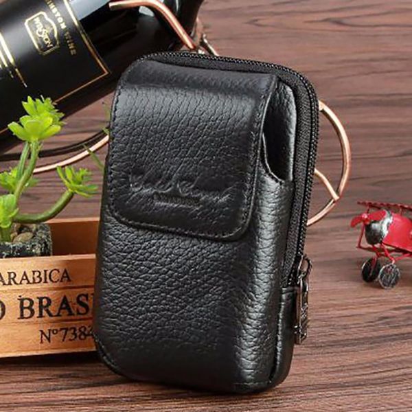 waist bags real cowhide fanny pack hip loop belt cell/mobile phone cigarette case purse men genuine leather small bag
waist bags real cowhide fanny pack hip loop belt cell/mobile phone cigarette case purse men genuine leather small bag