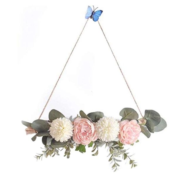artificial flower wreath hanging hoop peony garland retro fake silk eucalyptus vine wedding home livingroom wall decor decorative flowers &
artificial flower wreath hanging hoop peony garland retro fake silk eucalyptus vine wedding home livingroom wall decor decorative flowers &