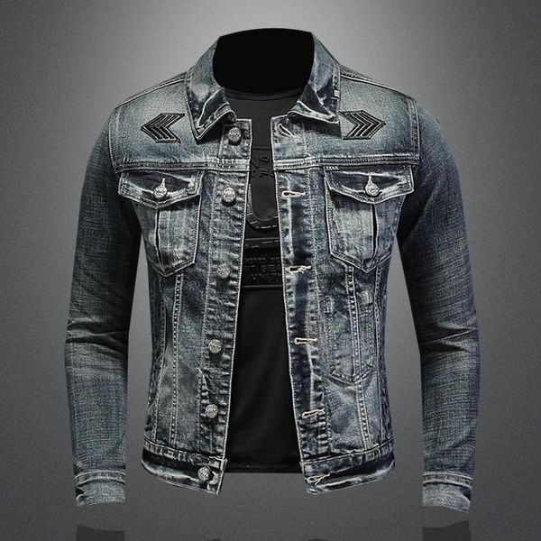 men's jackets fashion europe and the united states casual cowboy coat personality nostalgic patch jacket slim clothes, Black;brown
men's jackets fashion europe and the united states casual cowboy coat personality nostalgic patch jacket slim clothes, Black;brown