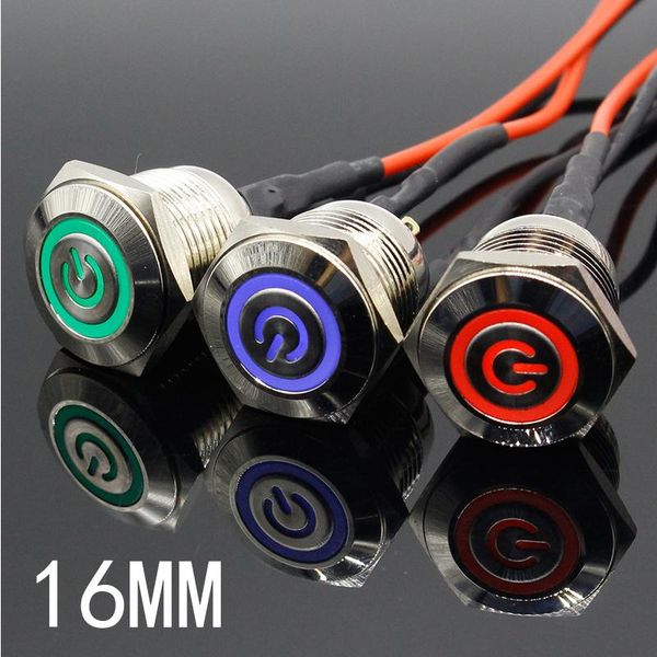 smart home control 1pc 16mm with led 3v 5v 12v 24v 220v metal button switch momentary push auto reset waterproof illuminated
smart home control 1pc 16mm with led 3v 5v 12v 24v 220v metal button switch momentary push auto reset waterproof illuminated
