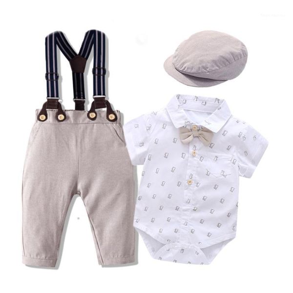 clothing sets born clothes baby boys cotton infant printed bodysuit + bib pants outfit fashion children fall costume 20211, White 
clothing sets born clothes baby boys cotton infant printed bodysuit + bib pants outfit fashion children fall costume 20211, White