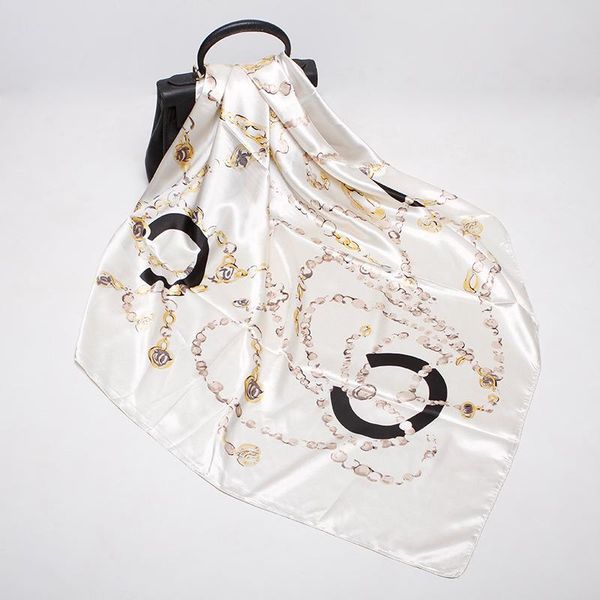 scarves 2021 90x90 keychain print multipurpose women silk twill scarf satin square tie hairband ladies foulard femme towel bufanda shawl, Blue;gray
scarves 2021 90x90 keychain print multipurpose women silk twill scarf satin square tie hairband ladies foulard femme towel bufanda shawl, Blue;gray