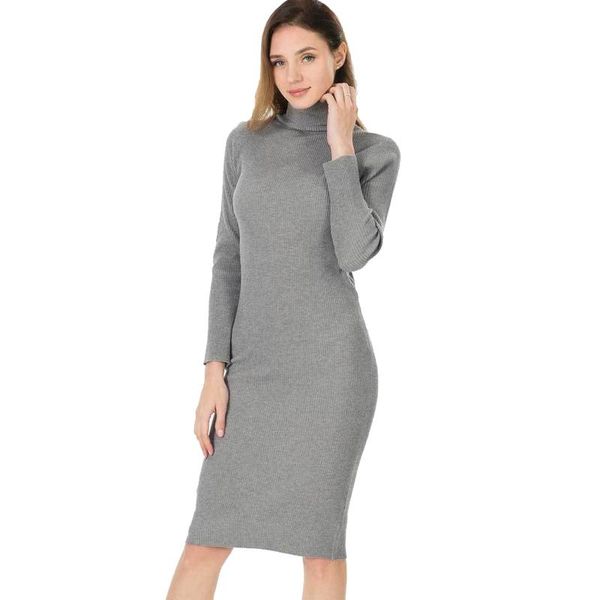 casual dresses slim autumn wool women dress party bandage solid long sleeve high neck cotton vestido de festa b82305, Black;gray
casual dresses slim autumn wool women dress party bandage solid long sleeve high neck cotton vestido de festa b82305, Black;gray
