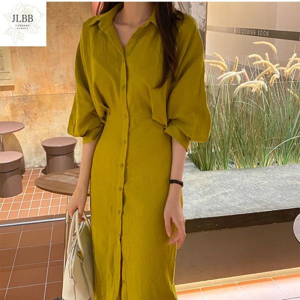 long women dress waist elegant solid casual summer party vestidos colors femme shirt slim female s ethnic clothing, Red
long women dress waist elegant solid casual summer party vestidos colors femme shirt slim female s ethnic clothing, Red