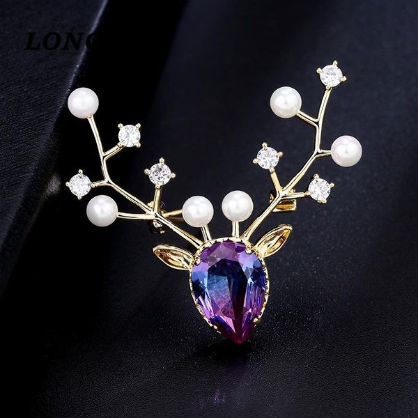 pins, brooches long jin korean zircon elk brooch personality net red clothes small pin female blue accessory collar wedding jewelry, Gray
pins, brooches long jin korean zircon elk brooch personality net red clothes small pin female blue accessory collar wedding jewelry, Gray