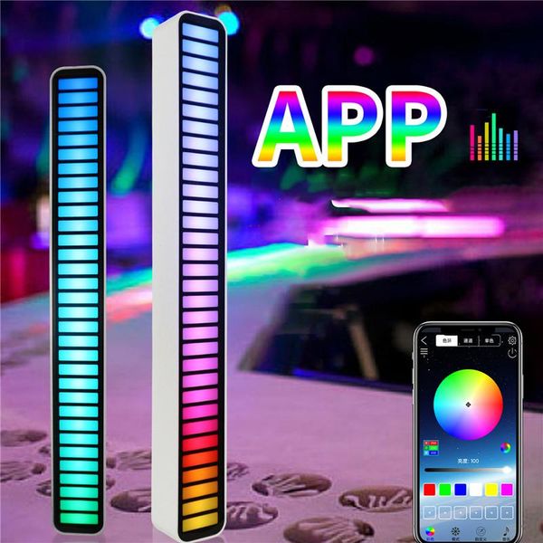 night lights 40led app control led strip light sound pickup rhythm music atmosphere rgb colorful tube usb ambient
night lights 40led app control led strip light sound pickup rhythm music atmosphere rgb colorful tube usb ambient