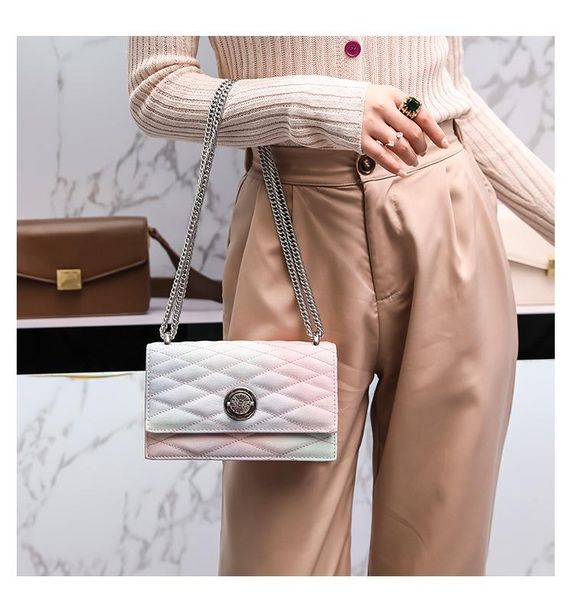 evening bags female bag 2021 wild rainbow color fairy small square high-quality chain ins messenger designer
evening bags female bag 2021 wild rainbow color fairy small square high-quality chain ins messenger designer