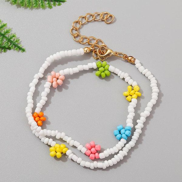 beaded, strands bohemian female fashion handmade beaded multicolor flower bracelets for women boho white glass beads charm bracelet jewelry, Black
beaded, strands bohemian female fashion handmade beaded multicolor flower bracelets for women boho white glass beads charm bracelet jewelry, Black