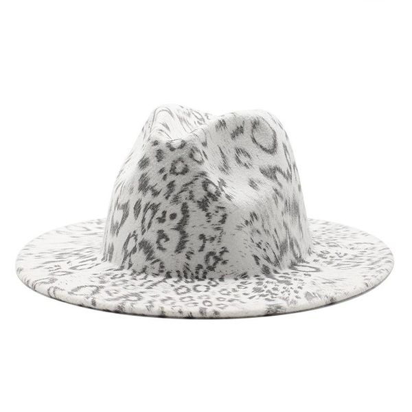 wide brim hats hat european and american fedora leopard print white flat jazz big felt hat2021, Blue;gray
wide brim hats hat european and american fedora leopard print white flat jazz big felt hat2021, Blue;gray