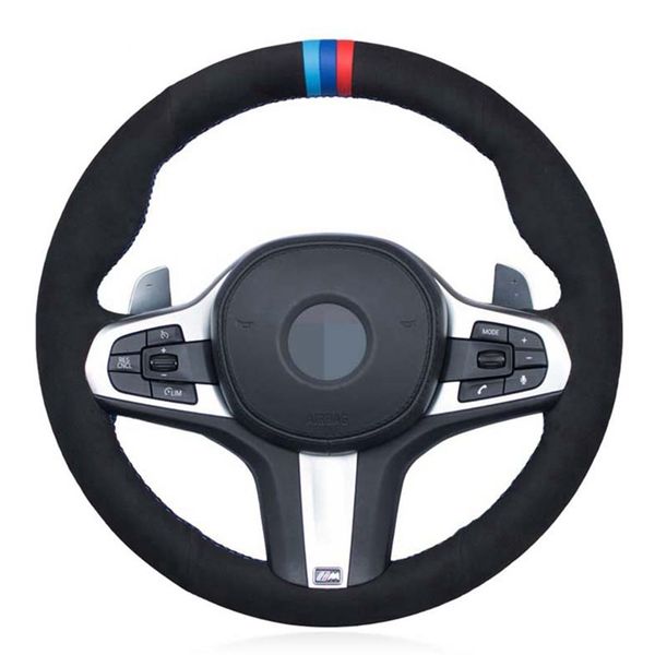 diy black genuine leather suede car steering wheel cover for m sport g30 g31 g32 g20 g21 x3 g01 x4 g02 x5 g05 g14 g15 g16
diy black genuine leather suede car steering wheel cover for m sport g30 g31 g32 g20 g21 x3 g01 x4 g02 x5 g05 g14 g15 g16