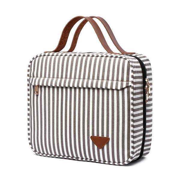 women's stripe portable large capacity cosmetics storage bag multi compartment makeup cosmetic bags & cases
women's stripe portable large capacity cosmetics storage bag multi compartment makeup cosmetic bags & cases