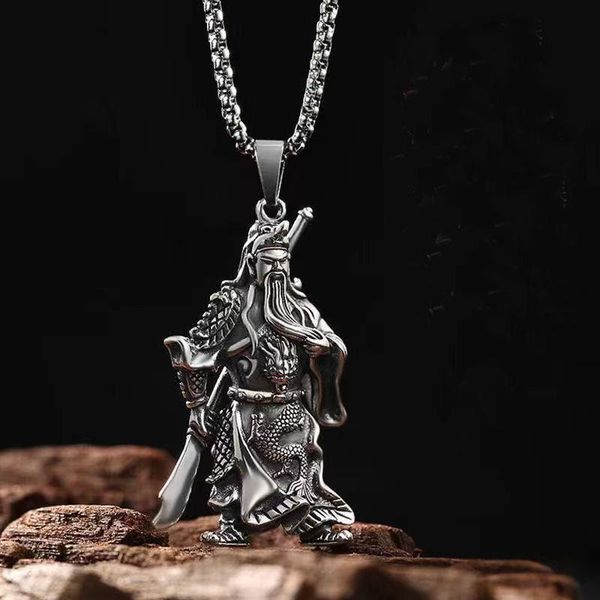 pendant necklaces 3d guan yu necklace arrival lucky men's jewelry wholesale price yp8345, Silver
pendant necklaces 3d guan yu necklace arrival lucky men's jewelry wholesale price yp8345, Silver