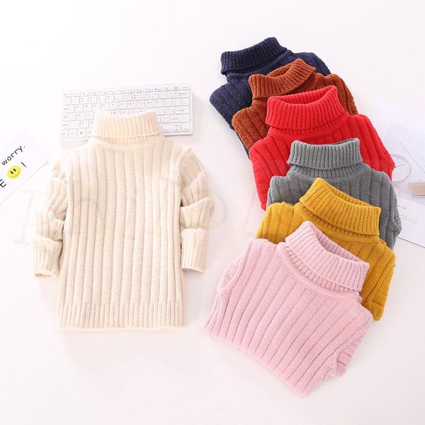 pullover autumn winter baby girls solid thick turtleneck shirts clothes long sleeves high collar sweater boys casual coats, Blue
pullover autumn winter baby girls solid thick turtleneck shirts clothes long sleeves high collar sweater boys casual coats, Blue