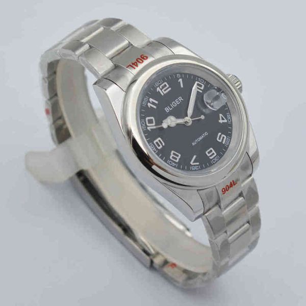 black sterile men's watch 41mm nh35 miyota 8215 saffier glass 316l stainless steel tape, Slivery;brown
black sterile men's watch 41mm nh35 miyota 8215 saffier glass 316l stainless steel tape, Slivery;brown