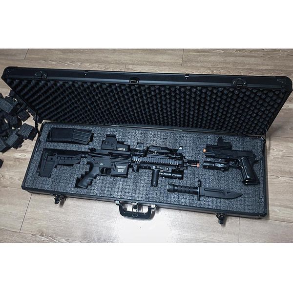 tool organizers extended aluminum alloy toolbox suitcase instrument case fish pole equipment safety box storage with sponge
tool organizers extended aluminum alloy toolbox suitcase instrument case fish pole equipment safety box storage with sponge