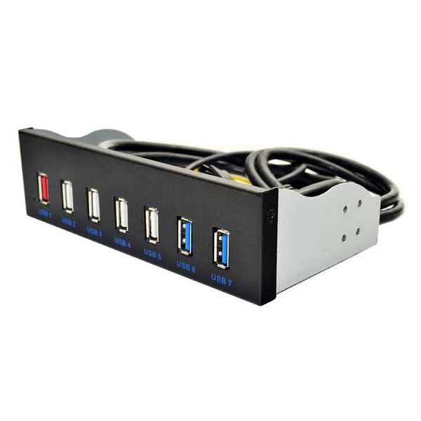 hubs usb hub 5.25 inch 7 ports front panel 19 pin to 2usb 3.0+4 2.0 optical drive fast quick changer connector for pc desktop
hubs usb hub 5.25 inch 7 ports front panel 19 pin to 2usb 3.0+4 2.0 optical drive fast quick changer connector for pc desktop