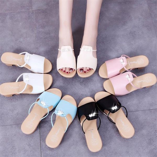 slippers women's shoes 2021 summer casual flat low-heeled simple home wear sandals and, Black
slippers women's shoes 2021 summer casual flat low-heeled simple home wear sandals and, Black