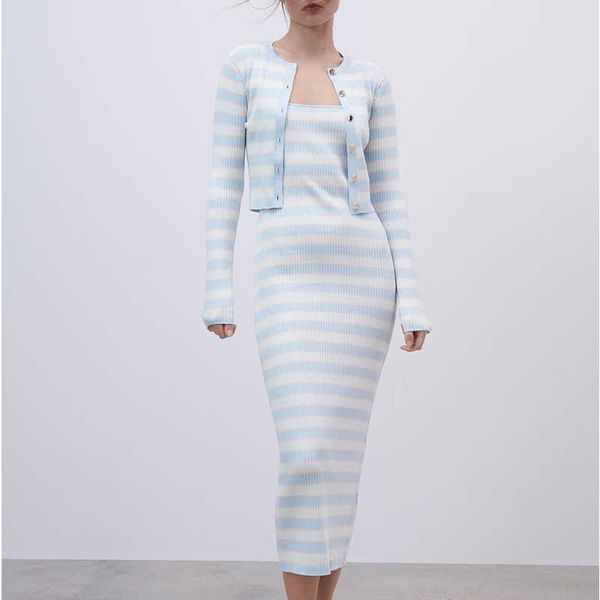 women suit 2-piece spring fashion striped slim chic s s casual street elegant dress 210601, White
women suit 2-piece spring fashion striped slim chic s s casual street elegant dress 210601, White