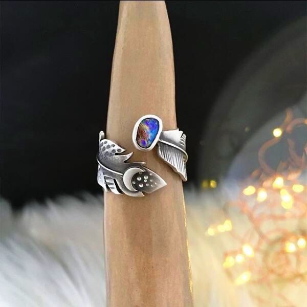 plated beset ring selling sanjie creative personality fantasy stone punk for men and women alloy, Silver
plated beset ring selling sanjie creative personality fantasy stone punk for men and women alloy, Silver