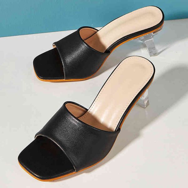 sandals women slippers summer outdoor sandals transparent crystal high heel slip on fashion elegant slides size 43 73x8, Black
sandals women slippers summer outdoor sandals transparent crystal high heel slip on fashion elegant slides size 43 73x8, Black