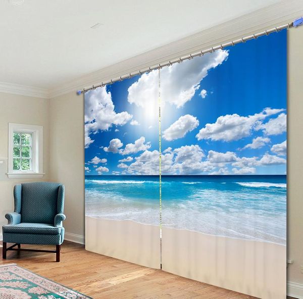 curtain & drapes blue sky calm beach printing curtains for living room office cotinas para sala sunshade customize size
curtain & drapes blue sky calm beach printing curtains for living room office cotinas para sala sunshade customize size