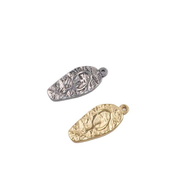charms 5pcs 11*24mm wholesell stainless steel pendant diy necklace earrings bracelets unfading 2 colors, Bronze;silver
charms 5pcs 11*24mm wholesell stainless steel pendant diy necklace earrings bracelets unfading 2 colors, Bronze;silver