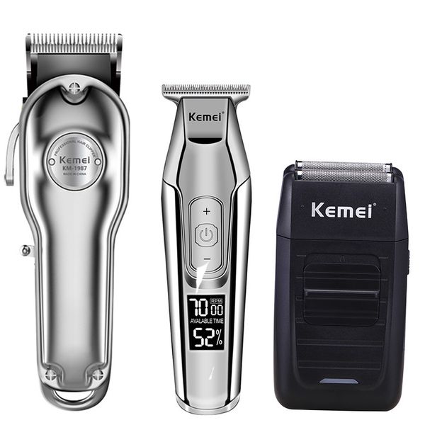 kemei hair clipper electric hair trimmer barber hair cutter mower cutting machine kit combo km-1987 km-1986 km-5027 km-1102
kemei hair clipper electric hair trimmer barber hair cutter mower cutting machine kit combo km-1987 km-1986 km-5027 km-1102