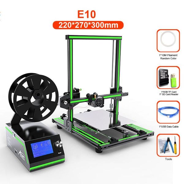 printers 3d printer e10 updated a5s full metal extreme high accuracy large print size 227x270x300mm impresora
printers 3d printer e10 updated a5s full metal extreme high accuracy large print size 227x270x300mm impresora