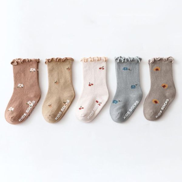 0-5years spring summer children's socks cotton flower pattern todderls girls ankle lace non-slip baby floor, Pink;yellow
0-5years spring summer children's socks cotton flower pattern todderls girls ankle lace non-slip baby floor, Pink;yellow