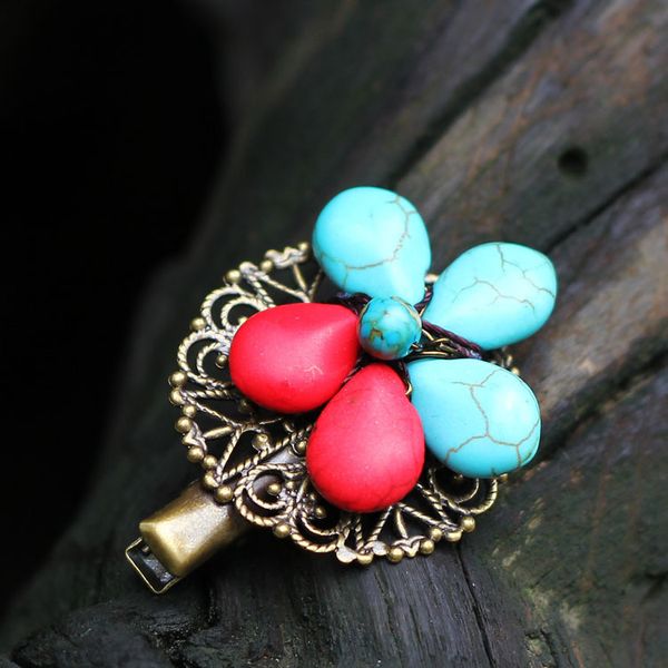 souvenir national style antique jewelry handmade turquoise hairpin edge clip no.4032
souvenir national style antique jewelry handmade turquoise hairpin edge clip no.4032