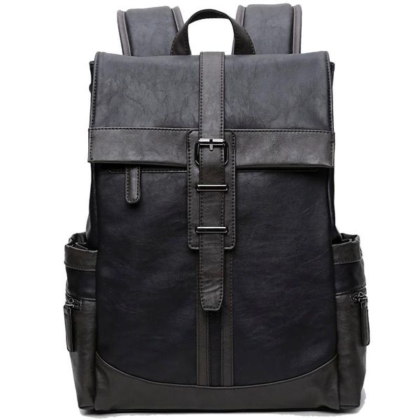 backpack men's pu leather large capacity youth travel rucksack school book bag male' 15 inch lapbusiness bagpack mochila
backpack men's pu leather large capacity youth travel rucksack school book bag male' 15 inch lapbusiness bagpack mochila