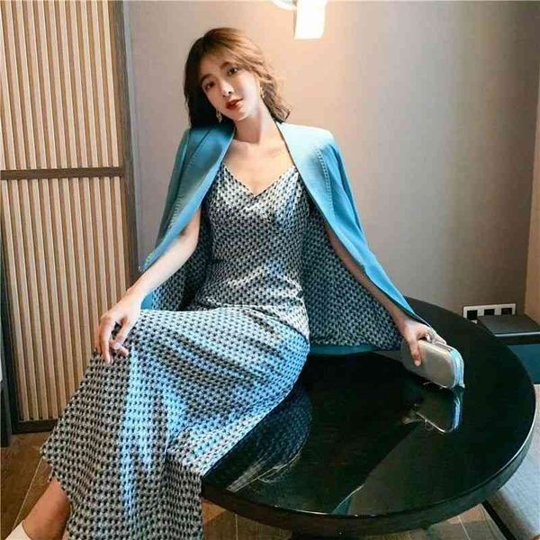 two piece dress sets women blue large size outfitstemperament all-match outwear elegant ulzzang classy 2 pieces summer chic party, White
two piece dress sets women blue large size outfitstemperament all-match outwear elegant ulzzang classy 2 pieces summer chic party, White