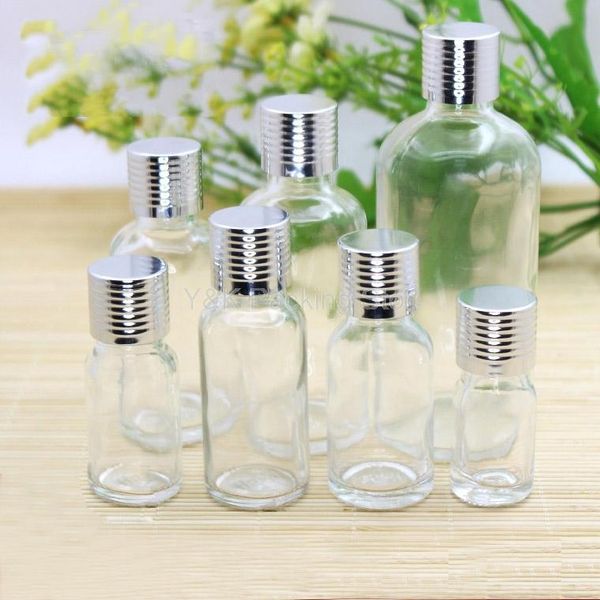 storage bottles & jars 5ml,10ml,15ml,20ml,30ml,50ml,100ml empty glass clear essential oil bottle vials silver screw thread aluminum cap
storage bottles & jars 5ml,10ml,15ml,20ml,30ml,50ml,100ml empty glass clear essential oil bottle vials silver screw thread aluminum cap
