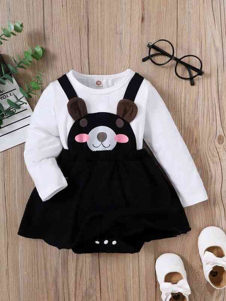baby cartoon graphic 3d ear design 2 in 1 combo bodysuit dress she, Red;yellow
baby cartoon graphic 3d ear design 2 in 1 combo bodysuit dress she, Red;yellow