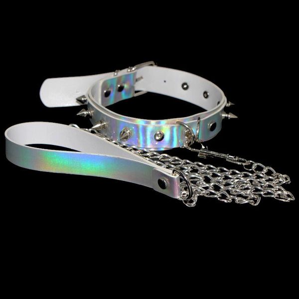 spike choker necklace chain neck leather rainbow collar rave music festival party ravewear jewelry fashion goth accessories chokers, Golden;silver
spike choker necklace chain neck leather rainbow collar rave music festival party ravewear jewelry fashion goth accessories chokers, Golden;silver