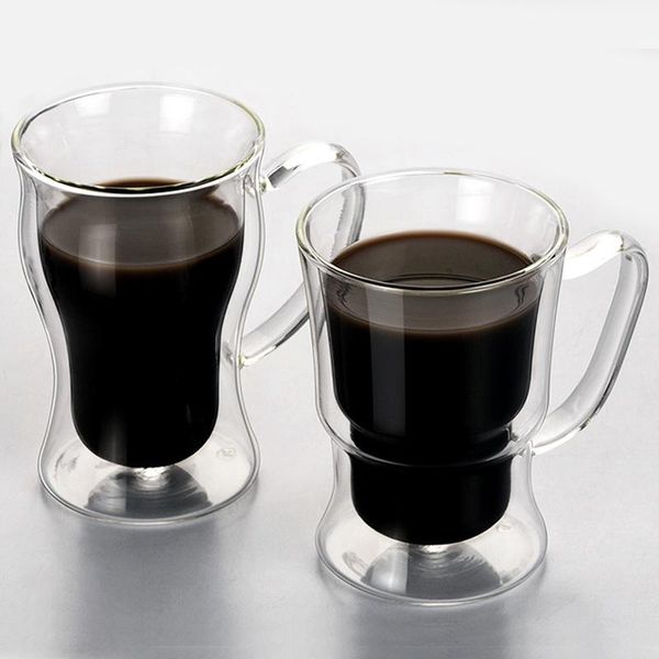 arrival 250ml high boron lead-glass water cup creative double wall mugs american mocha coffee latte wine glasses
arrival 250ml high boron lead-glass water cup creative double wall mugs american mocha coffee latte wine glasses
