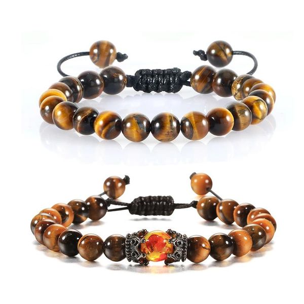 beaded, strands 8mm tiger eye stone beads bracelet braided rope adjustable charm healing balance beaded yoga for mens women jewelry, Black
beaded, strands 8mm tiger eye stone beads bracelet braided rope adjustable charm healing balance beaded yoga for mens women jewelry, Black