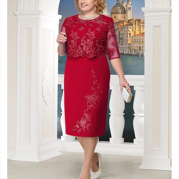 30h dress fashion lace womens camis elegant dresses mother of knee length plus size party vestidos de noche, White
30h dress fashion lace womens camis elegant dresses mother of knee length plus size party vestidos de noche, White