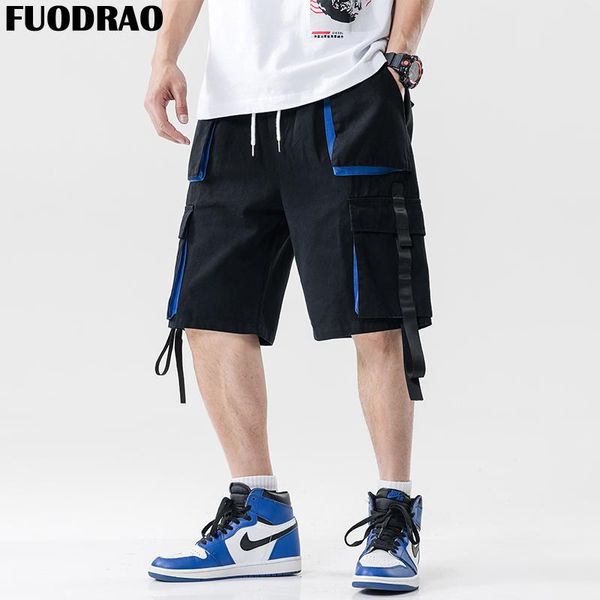 men's shorts fuodrao japan style cargo men side strap pockets summer hip hop streetwear loose casual short pants d022, White;black
men's shorts fuodrao japan style cargo men side strap pockets summer hip hop streetwear loose casual short pants d022, White;black