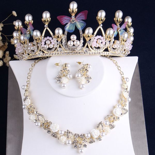 jewelry sets baroque cute romantic pink blue butterfly crystal bridal necklace earring rhinestone tiaras crown dubai set, Black
jewelry sets baroque cute romantic pink blue butterfly crystal bridal necklace earring rhinestone tiaras crown dubai set, Black
