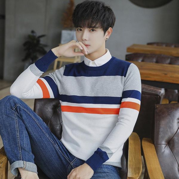 men's sweaters knitted sweater men striped pullover fashion o-neck cotton warm long sleeve spring autumn casual korean for truien, White;black
men's sweaters knitted sweater men striped pullover fashion o-neck cotton warm long sleeve spring autumn casual korean for truien, White;black