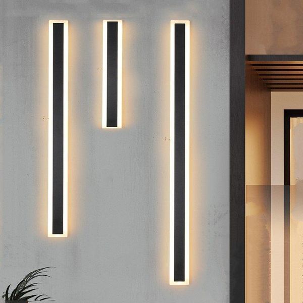 wall lamps modern simple strip lamp outdoor waterproof line pvc light fixture courtyard garden decor villa background sconce
wall lamps modern simple strip lamp outdoor waterproof line pvc light fixture courtyard garden decor villa background sconce