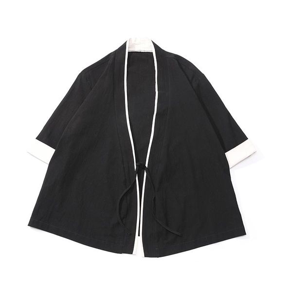 men's jackets women men shirt linen traditional japanese style kimono cardigan print blouse clothing, Black;brown
men's jackets women men shirt linen traditional japanese style kimono cardigan print blouse clothing, Black;brown