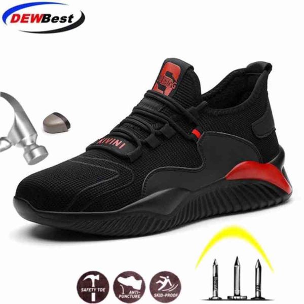 dew breathable safety shoes men summer lightweight work shoes steel toe puncture-proof work sneakers indestructible shoes 220105, Black;brown
dew breathable safety shoes men summer lightweight work shoes steel toe puncture-proof work sneakers indestructible shoes 220105, Black;brown