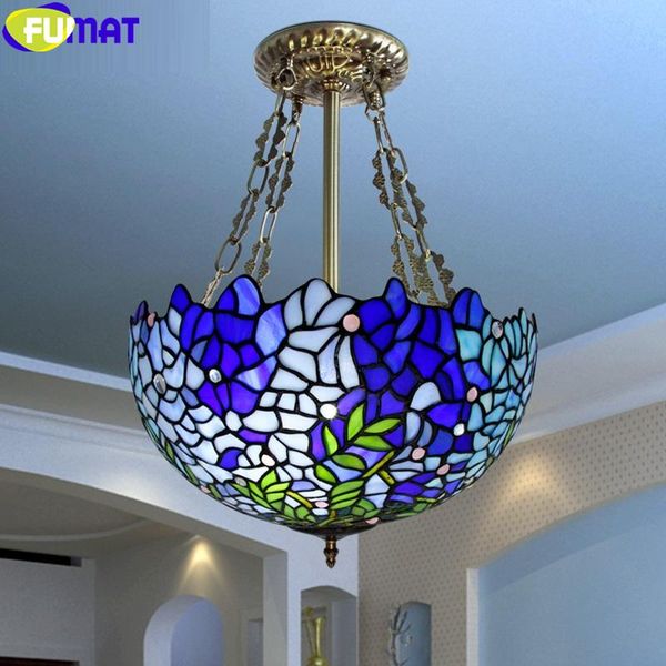 pendant lamps fumat tiffany style wisteria blue flower lamp stained glass drop light luxury classical antique handcraft art home decor
pendant lamps fumat tiffany style wisteria blue flower lamp stained glass drop light luxury classical antique handcraft art home decor