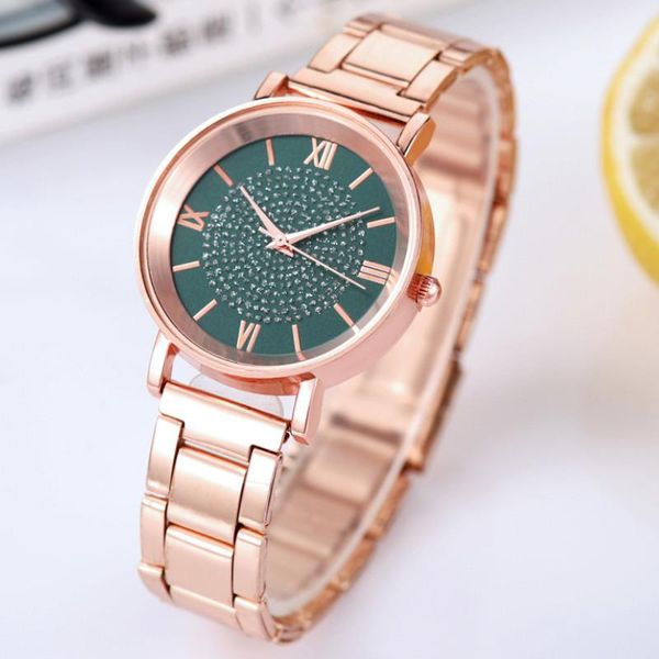wristwatches personality creative inlaid rhinestone quartz watches for women, Slivery;brown
wristwatches personality creative inlaid rhinestone quartz watches for women, Slivery;brown
