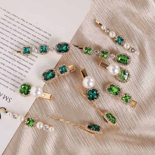 light luxury pearl diamond hairpin green hairpin net red girl clip bangs, Slivery;white
light luxury pearl diamond hairpin green hairpin net red girl clip bangs, Slivery;white