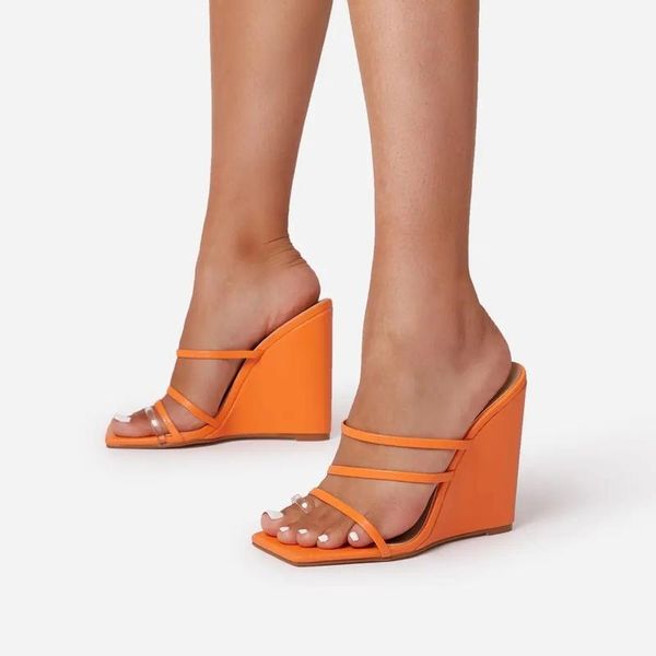 dress shoes 2021 women's summer high heels slope heel platform slippers female beach pu comfortable office 36-43, Black
dress shoes 2021 women's summer high heels slope heel platform slippers female beach pu comfortable office 36-43, Black
