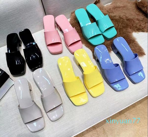 designer women sandals rubber-soled slippers square heels the highest quality a variety of colors sizes 35-40, Black
designer women sandals rubber-soled slippers square heels the highest quality a variety of colors sizes 35-40, Black